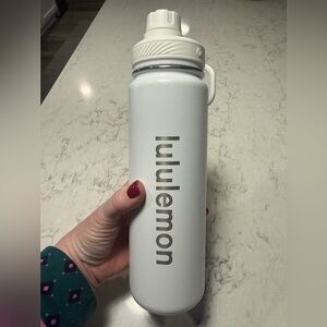 Lululemon White Water Bottle